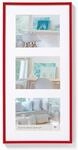 walther design New Lifestyle Galerie Kunststoffbilderrahmen 3x 15x20 cm Rot KV320R