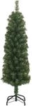 vidaXL K&uuml;nstlicher Weihnachtsbaum Schlank mit St&auml;nder Gr&uuml;n 120 cm PVC 328480