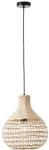 Brilliant Pendelleuchte Southsea Rattan-Textil
