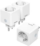 Hama WiFi-Steckdose Klein 3.680 W 16 A Quadratisch Wei&szlig; 3er-Pack