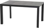 Siena Garden Gartentisch Silva Rechteckig Keramik Washed Grey 90 cm x 160 cm