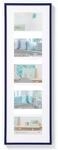 walther design New Lifestyle Galerie Kunststoffbilderrahmen 5x 10x15 cm Blau KV515L