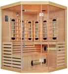 Artsauna Infrarotkabine Kiruna150 mit Dual Technologie und Hemlockholz