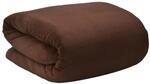 Beautissu Aurelia Decke 150x200cm Dunkelbraun