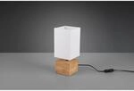 Reality Tischlampe Woody 30 x 12 x 12 cm Naturholz-Wei&szlig;