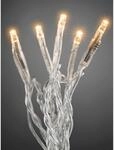 Konstsmide Micro LED Lichterkette 100 bernsteinfarbene LEDs transp. Kabel innen