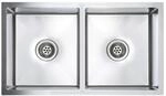 vidaXL Handgefertigte K&uuml;chensp&uuml;le Edelstahl 145079