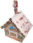 Krebs Glas Lauscha GmbH Christbaumschmuck Glas Adventskalender Adventshaus 4-5 cm 24
