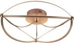 Trio LED Deckenleuchte Charivari Messing matt 180 mm x 620 mm x 620 mm