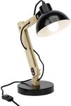 Brilliant Tischlampe Moda E27 Schwarz 41,5 cm