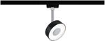 Paulmann URail LED-Spot Circle 5W Schwarz matt/Chrom 4000K dimmbar