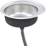 vidaXL Einbausp&uuml;le mit Sieb und Siphon Edelstahl 145071