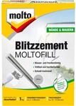 Molto Blitzzement Moltofill Au&szlig;en- und Innen-Spachtelpulver Grau 1 kg