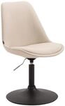 CLP Esszimmerstuhl Maverick Stoff Creme/Schwarz