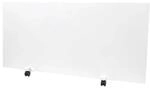 Ximax Mobile Infrarotheizung mit Rollen und Thermostat 53x120 cm 950 Watt Wei&szlig;