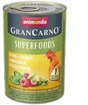 Animonda Gran Carno Superfoods mit Huhn Spinat Himbeeren und K&uuml;rbiskernen 400 g
