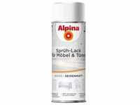 Alpina Sprüh-Lack für Möbel & Türen 400 ml seidenmatt
