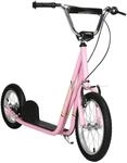 HOMCOM Kinderroller mit Bremsen 16/12 Zoll Kickboard
