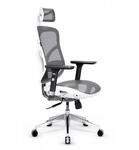 DIABLO CHAIRS Ergonomischer B&uuml;rostuhl V-Basic mit Verstellbarer Kopfst&uuml;tze 3D