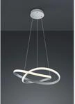 LED-Deckenlampe Course Nickel matt 1-flammig 27 W