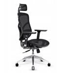 DIABLO CHAIRS Ergonomischer B&uuml;rostuhl V-Basic mit Verstellbarer Kopfst&uuml;tze 3D