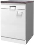 Flex-Well K&uuml;chen-Unterschrank mit Arbeitsplatte Lucca 60 cm
