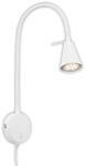 Briloner LED Bettleuchte Tusa Schwenkbar Warmwei&szlig; 45 x 20,5 cm Wei&szlig;