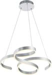 Trio LED Pendelleuchte Francis Aluminium geb&uuml;rstet 1500 mm x 720 mm x 680 mm