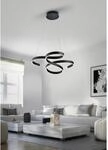 Trio LED-Pendelleuchte Francis Anthrazit