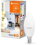 Ledvance LED-Leuchtmittel Sun@Home Smart+ Kerzenform Wei&szlig; &Oslash; 3,9 cm