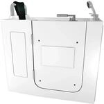 AquaVapore Sitzwanne Whirlpool Badewanne mit T&uuml;r S08WP-B-L 110x68cm