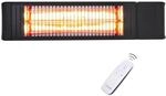 VASNER Teras X20 Infrarot-Heizstrahler 2000 Watt mit Fernbedienung Schwarz