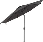 Siena Garden Marktschirm &Oslash; 300 cm Anthrazit mit Kurbelmechanik