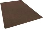 Snapstyle Feinschlingen Velour Teppich Strong Braun 160x160cm
