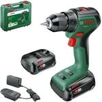 Bosch 18 V Akku-Bohrschrauber UniversalDrill 18V-60 inkl. 2 Ah Akkus mit Koffer