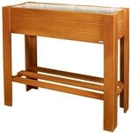 Wagner Holz-Hochbeet Green Box Light Pappel 83 cm x 35 cm x 70 cm Kastanie FSC&reg;