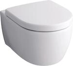 Geberit Tiefsp&uuml;l Wand-WC-Set iCon Sp&uuml;lrandlos Inkl. WC-Sitz Wei&szlig;
