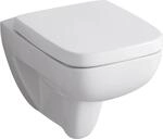 Geberit Tiefsp&uuml;l Wand-WC-Set Renova Plan Sp&uuml;lrandlos Inkl. WC-Sitz Wei&szlig;