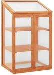 vidaXL Gew&auml;chshaus 60x45x100 cm Tannenholz 314848