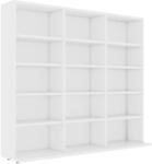 vidaXL CD-Regal Wei&szlig; 100x23x89,5 cm Holzwerkstoff 801787