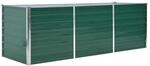 vidaXL Garten-Hochbeet Verzinkter Stahl 240x80x77 cm Gr&uuml;n 44841