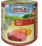 Mac's Hunde-Nassfutter Rind und K&uuml;rbis 800 g