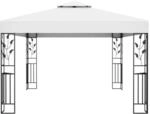 vidaXL Pavillon mit Doppeldach 3x4 m Wei&szlig;