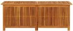 vidaXL Garten-Aufbewahrungsbox 150x50x58 cm Massivholz Akazie