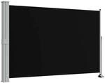 vidaXL Ausziehbare Seitenmarkise 160x300 cm Schwarz 45193