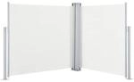 vidaXL Ausziehbare Seitenmarkise Cremewei&szlig; 120 x 600 cm 48449