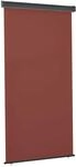 vidaXL Balkon-Seitenmarkise 125x250 cm Braun 48423