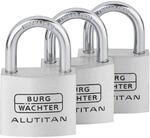 Burg W&auml;chter Vorhangschloss-Set Trio 770 40 SB
