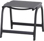 Siena Garden Hocker Tesoro 52 cm x 51 cm x 44 cm Anthrazit Matt