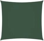 vidaXL Sonnensegel Oxford-Gewebe Quadratisch 6x6 m Dunkelgr&uuml;n 135472